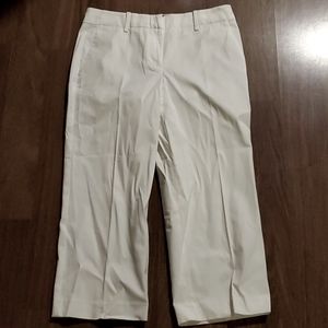 Talbots Petites Chelsea Women's White Capri Pants - Size 2P